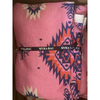 Pink Aztec throw