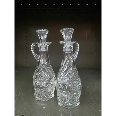 Glass Oil and Vinegar Bottles