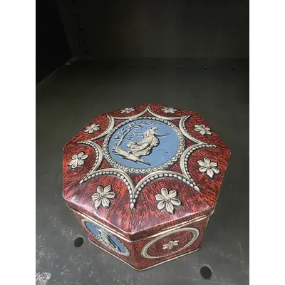 Vintage Octagonal English Tin