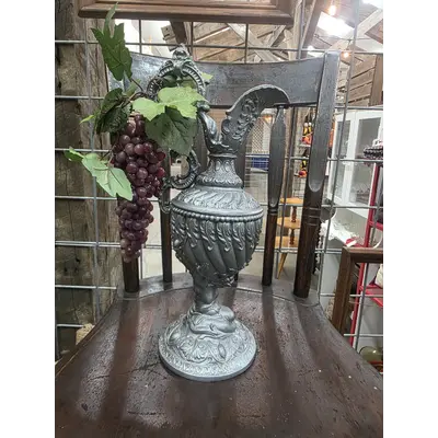 English Victorian Hearth Urn Cast Iron