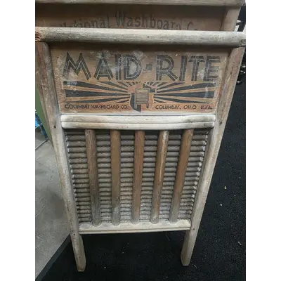 Vintage Family Size Maid- Rite Washboard