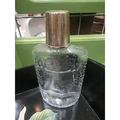 Vintage Seagrams Golden Gin Empty Pint Ancient Glass Bottle