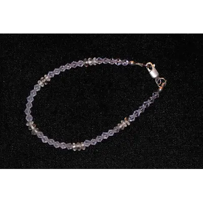 Bracelet Swarovski crystal, sterling silver