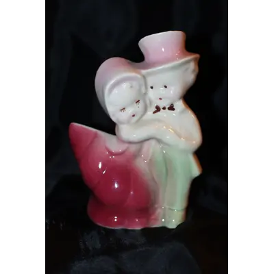 Vintage figurine planter,small