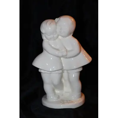 Vintage figurine planter