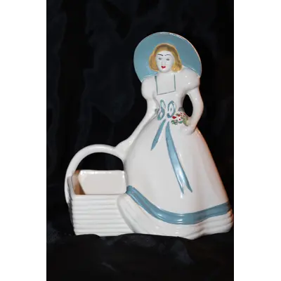 Vintage figure planter