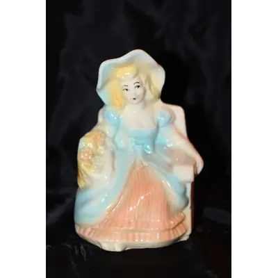 Vintage figure small planter