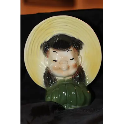 Vintage head planter