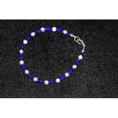 Bracelet sterling silver, Swarovski crystals