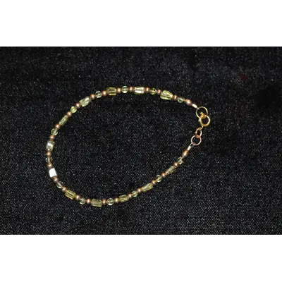 Bracelet, Gold filled semi-precious stones