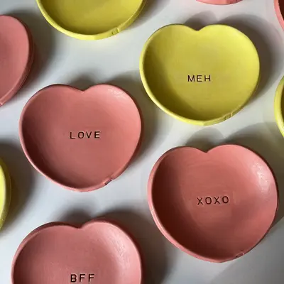 Sweethearts Candy Dish