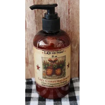 205 Mittens-Clove,Cinnamon&Nutmeg-Herbal Star Candle 8 oz Soap