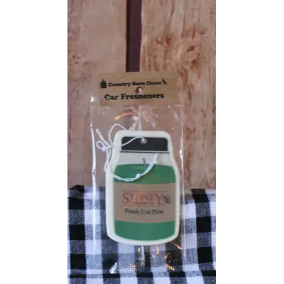 108 Fresh Cut Pine - Sydney Candle Car Freshener