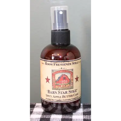 221 Barn Star Spice - Spicy Apple Butter Cake - Herbal Star Candle 4 oz. Room Spray