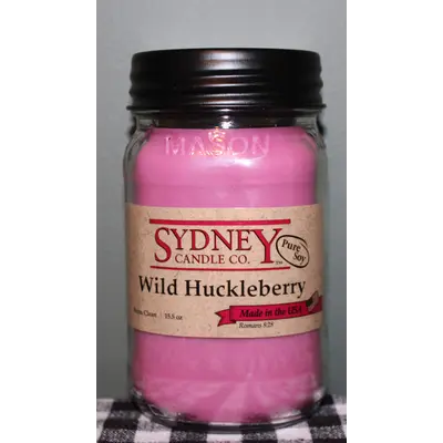 154  Wild Huckleberry - Sydney Candle 15.5 oz Jar