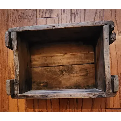 Primitive wooden box