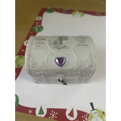 precious moments feb stone ceramic box