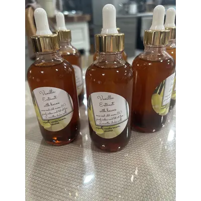 Vanilla Extract with vanilla beans refillable