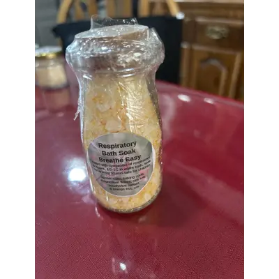 Respiratory Baths soak jar sample