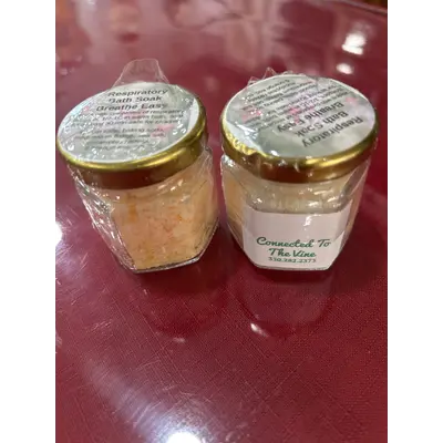 Respiratory bath soak sample