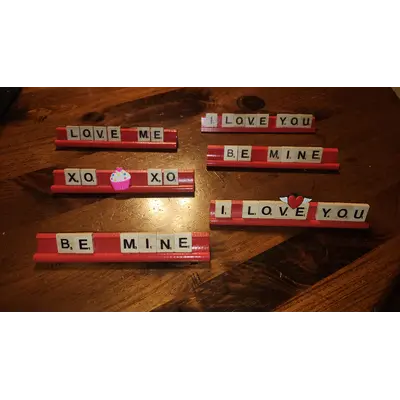 Holiday Scrabble Sign