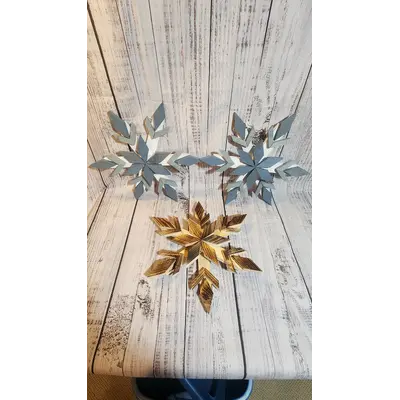 Wooden Snowflakes