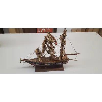 Antique wooden tall ship  Cutty Lark 1869