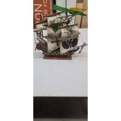 Antique wooden tall ship