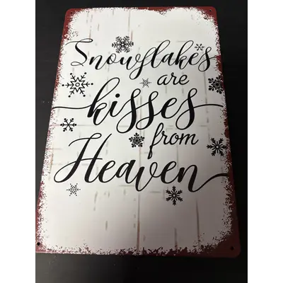 Snowflake are kisses from heaven