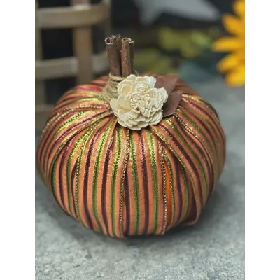 Ribbon Pumpkin Assorted Colors