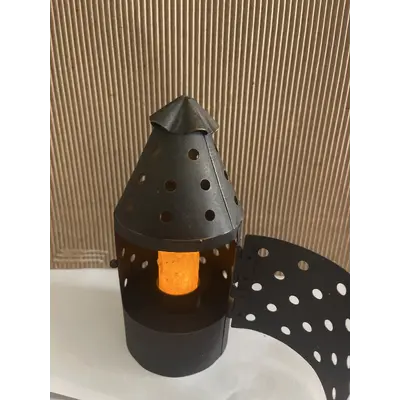 Mini Lantern with Candle Timer