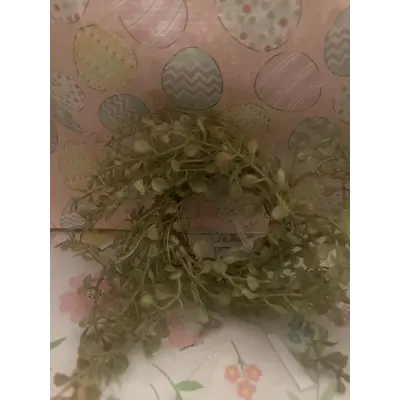 Small Greenery Candle Ring