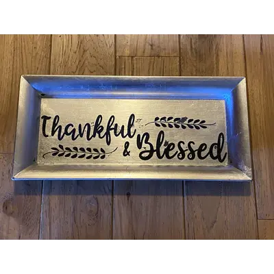 Thankful & Blessed Tray