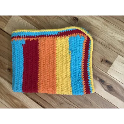 Crochet blanket Rainbow