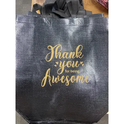 Reusable bag Thank you for being awesome