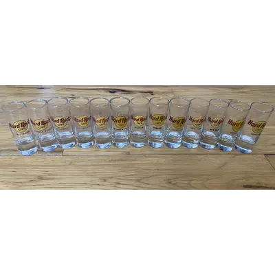 Hard Rock Cafe tall shot glasses - 2 pack