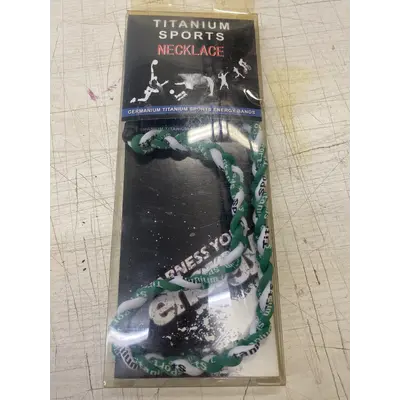 Titanium Sports Necklace Green