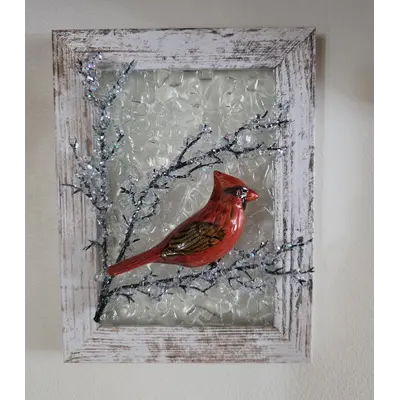 5x7 glass Cardinal