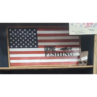 Small Flag : Gone Fishing