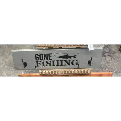 Coat Rack: Gone Fishing