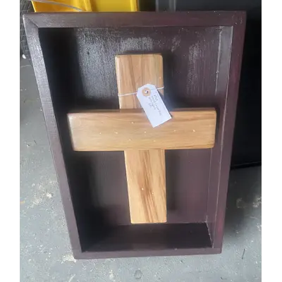 Small cross box : purple