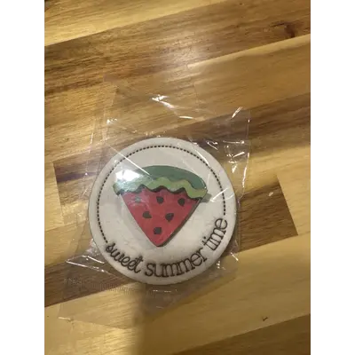 Sweet summertime watermelon round