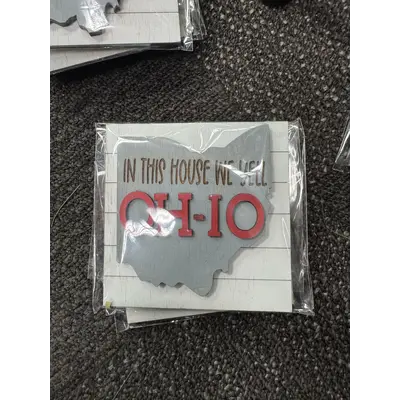 In this house we yell oh io tile