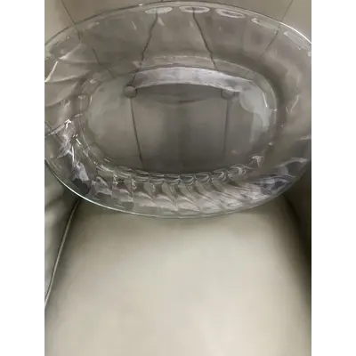 Large glass platter