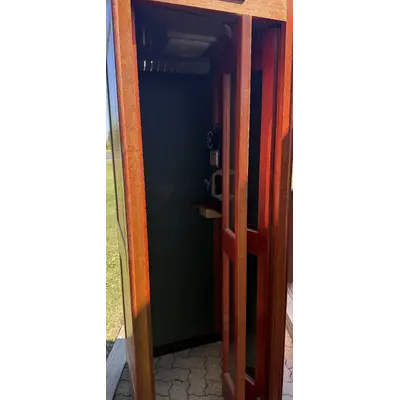 Phone Booth - This was in United Telephone Office in Cortland, OH. Phone works. Booth works