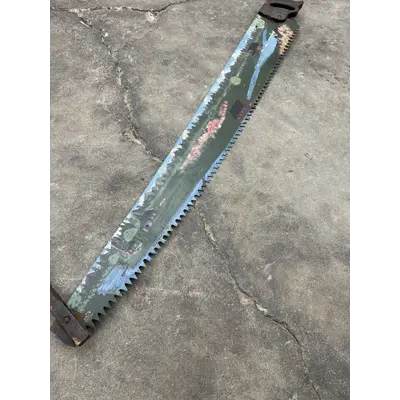 Painted Saw  48 inch  Crosscut  2 man saw