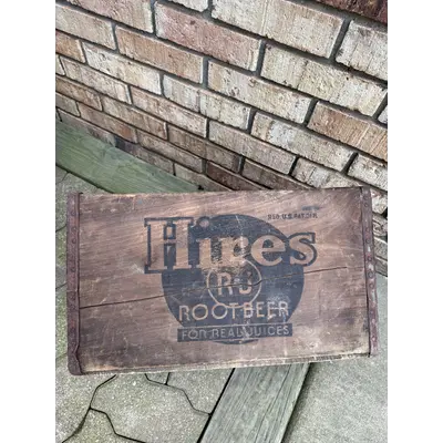 Hires Root Beer Wooden Crate