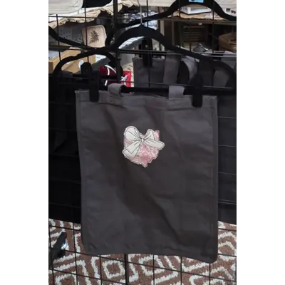 Ohio Tote Bag with Applique Embroidery