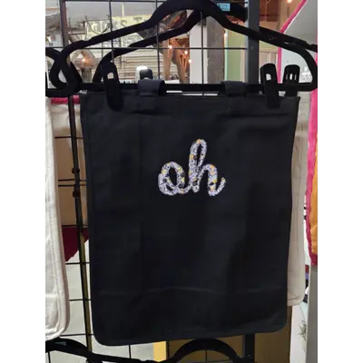 OH Tote Bag with Applique Embroidery
