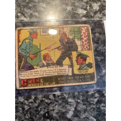 JY-Vintage G-Men card